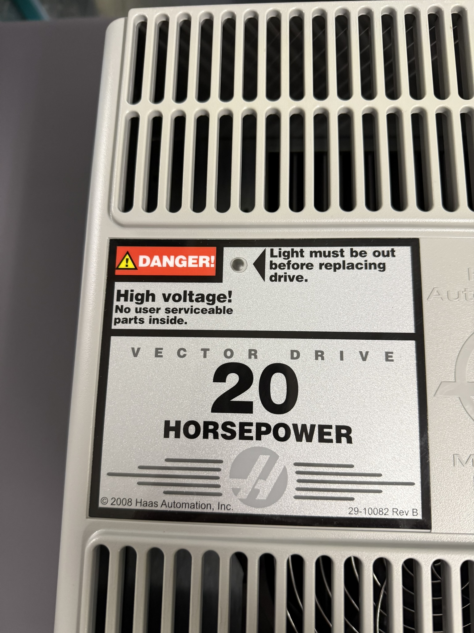 HAAS Vector Drive Hauptansicht 
