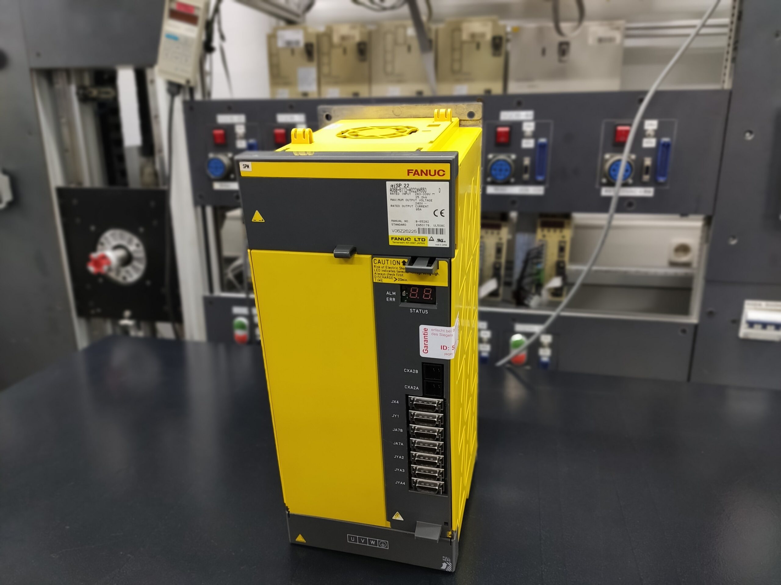 Fanuc Spindle Amplifier A06B-6112-H022#H550 front