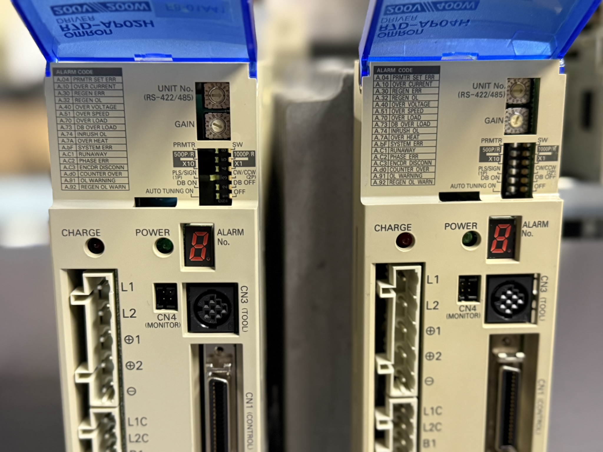 Omron R7D-AP04H und R7D-AP02H Hauptansicht Adressierung