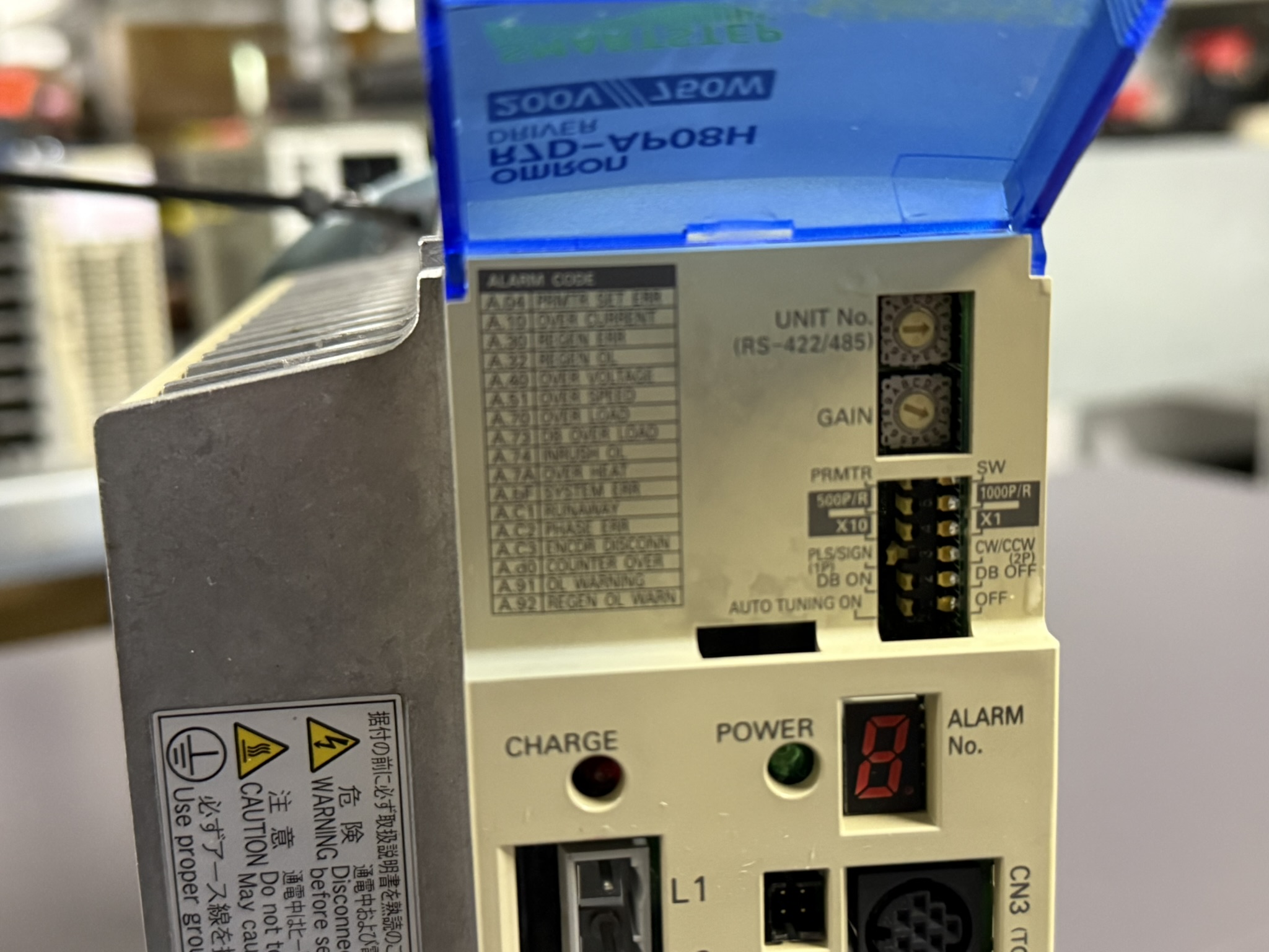 Omron R7D-AP08H Servopack Einstellungen