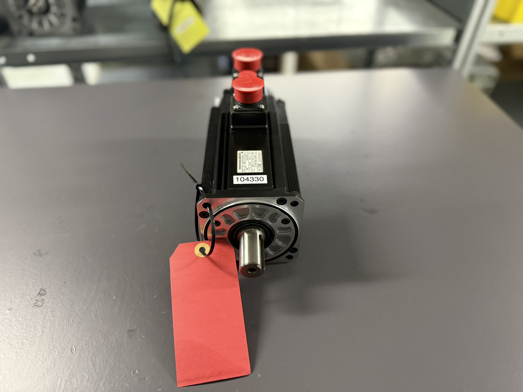Yaskawa SGMSH-20DCA6H-OY AC Servo Motor Ansicht vorne nach der Reparatur 