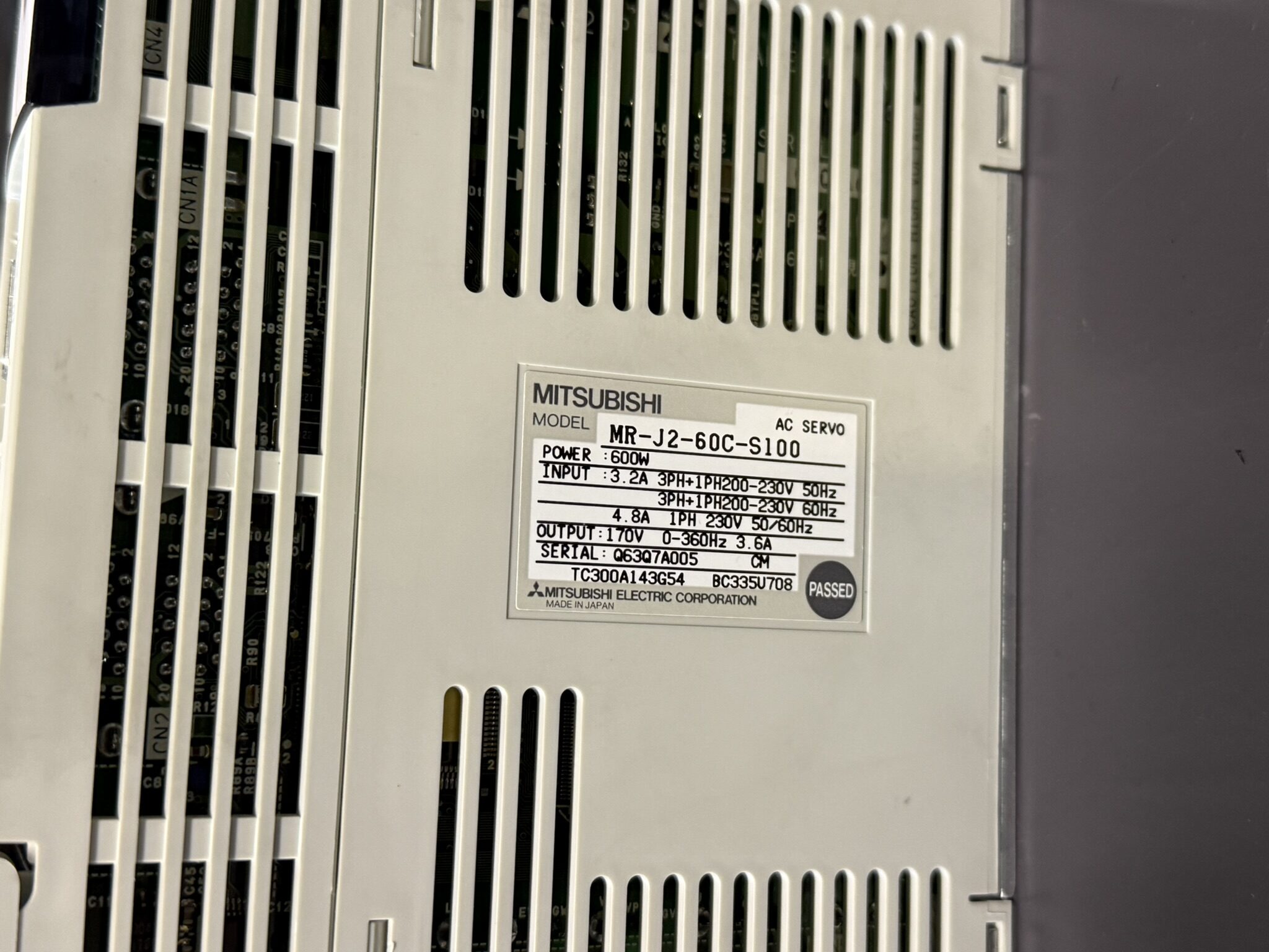 MR-J2-60C-S100 Mitsubishi AC Servo Drive Type