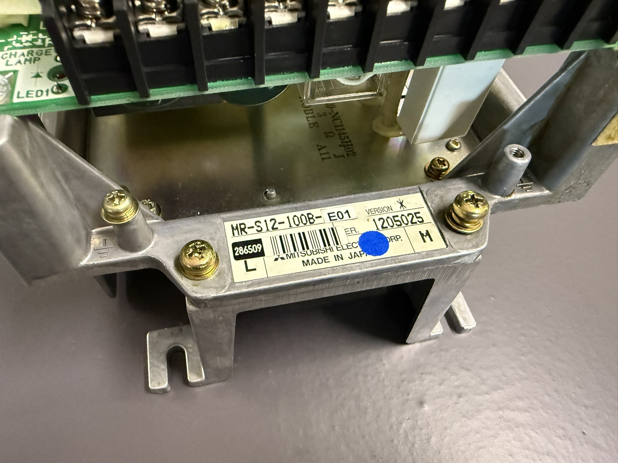 Mitsubishi Servo Drive MR-S12-100B-E01 – When Professional Repairs