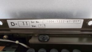 Okuma VACIII-Drive Unit D11 or 1006-1222  Typenbezeichnung