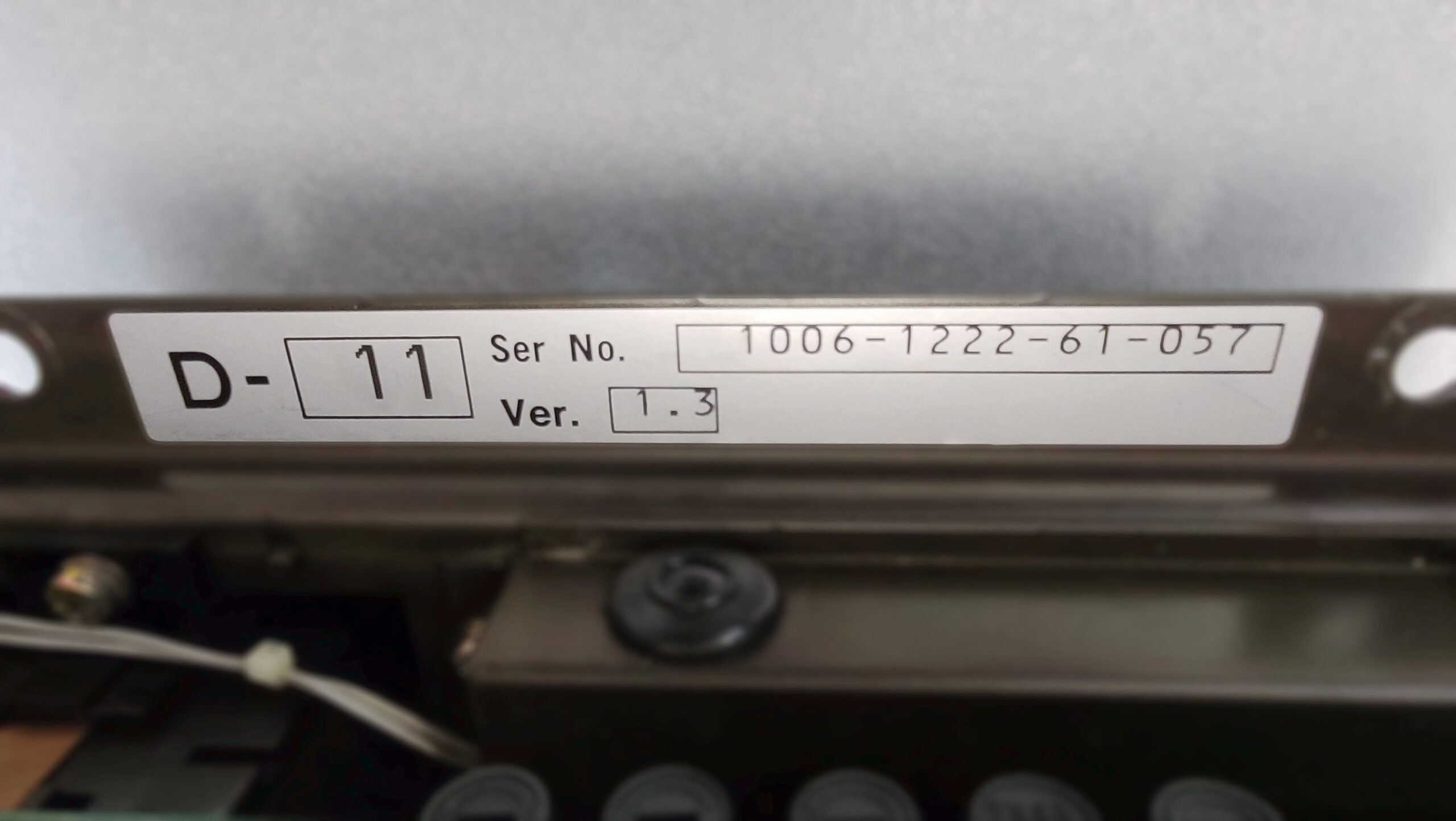 Okuma VACIII-Drive Unit D11 or 1006-1222 Typenbezeichnung