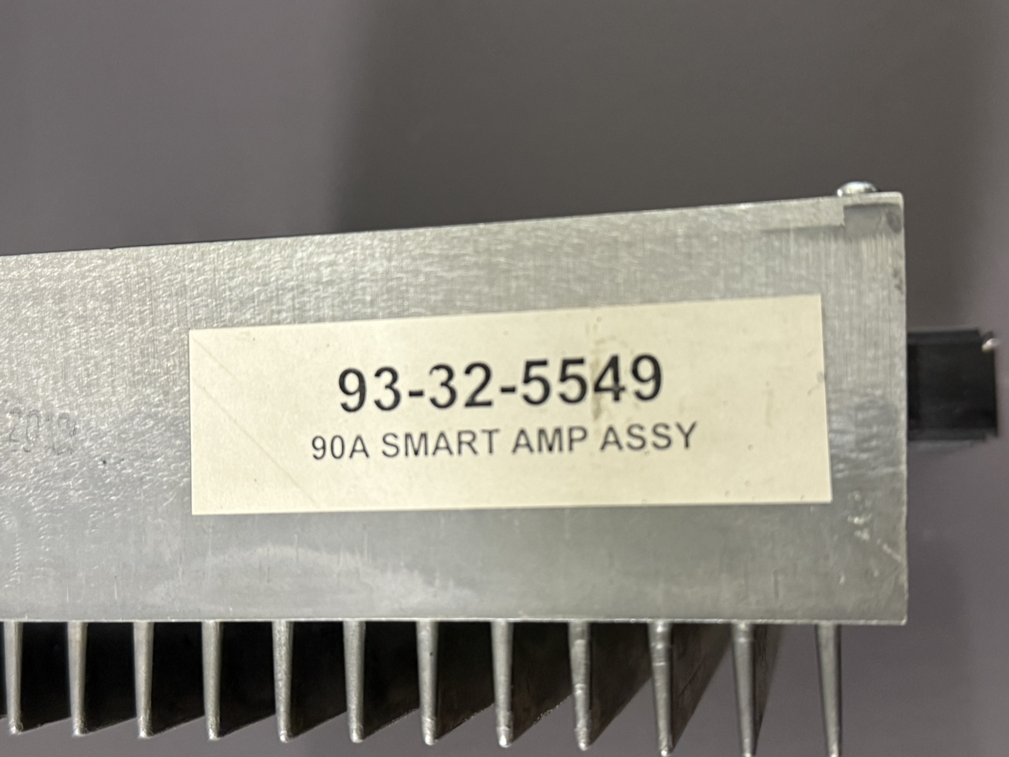 HAAS Servo Amplifier 90A Type 93-32-5549 Typenschild