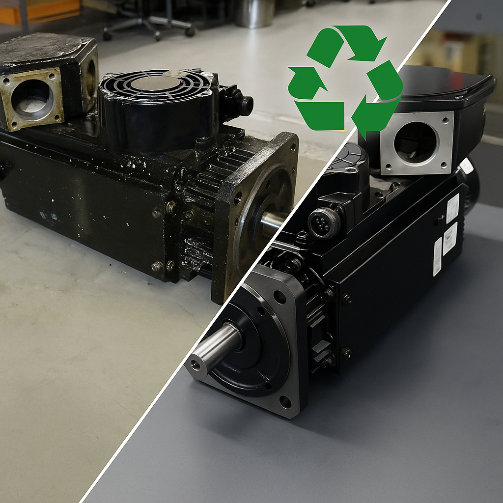 Yaskawa USAIKM-50-BK43-D vor nach der Reparatur