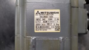 Mitsubishi HA33NCB-TSD5 AC Servo Motor Typenschild