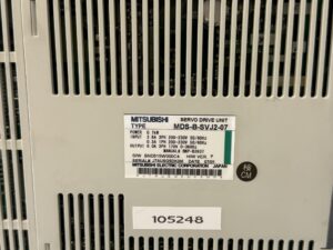 Mitsubishi MDS-B-SVJ2-07 Servo Drive unit Typenschild