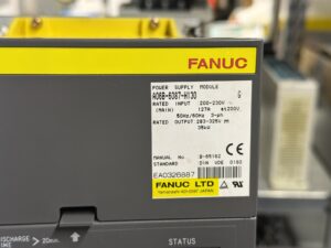 Fanuc A06B-6087-H130 Power Supply Module Typenschild