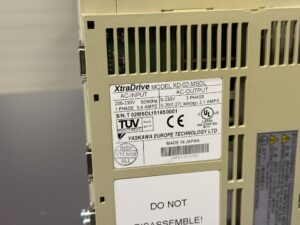 Yaskawa XtraDrive XD-02-MSDL Servopack Typenschild