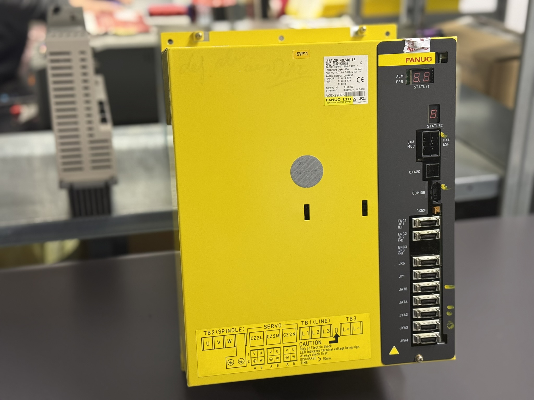 Fanuc A06B-6134-H203#A AC Spindle Servo Module Front