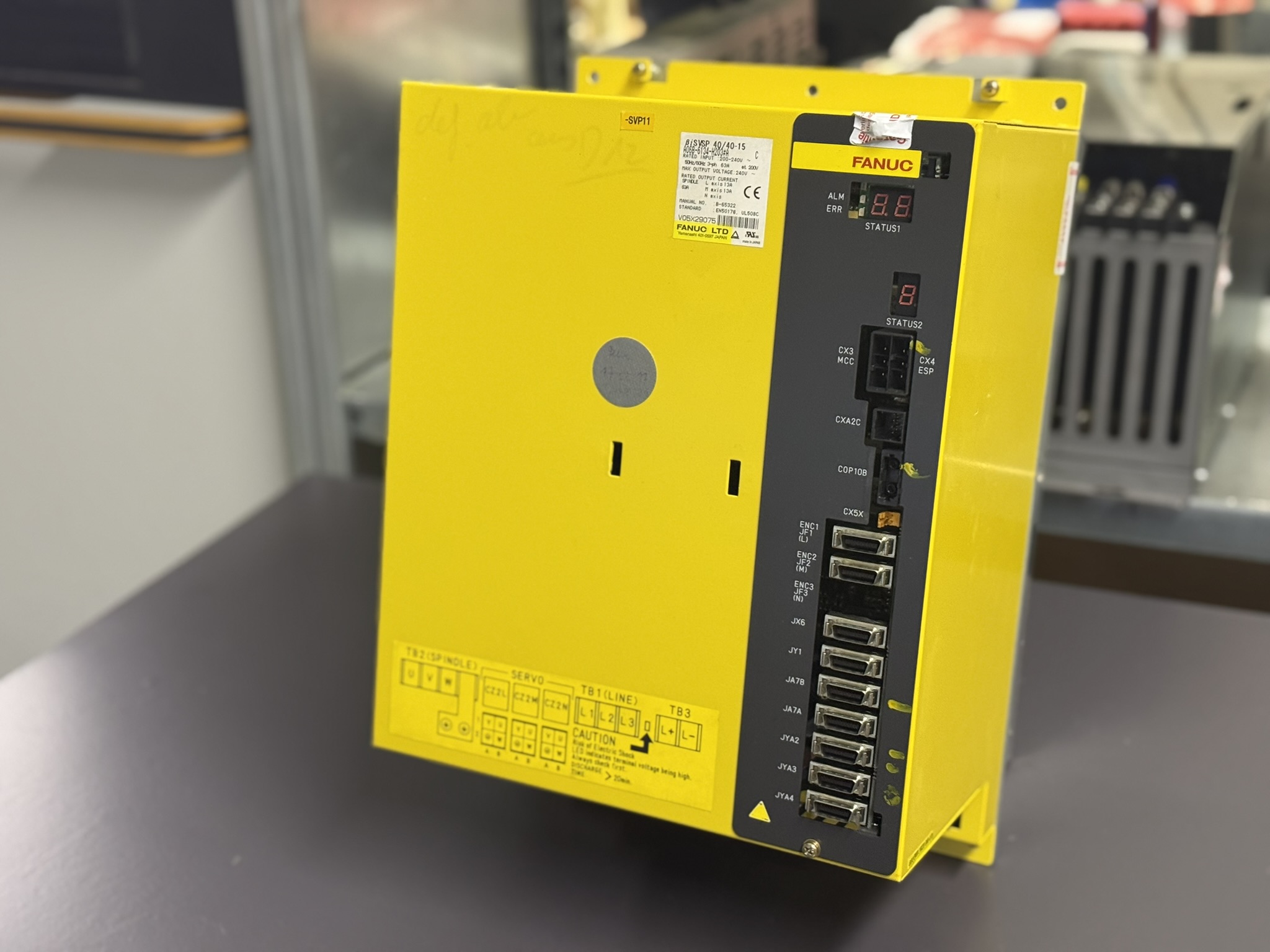 Fanuc A06B-6134-H203#A AC Spindle Servo Module Seite 1
