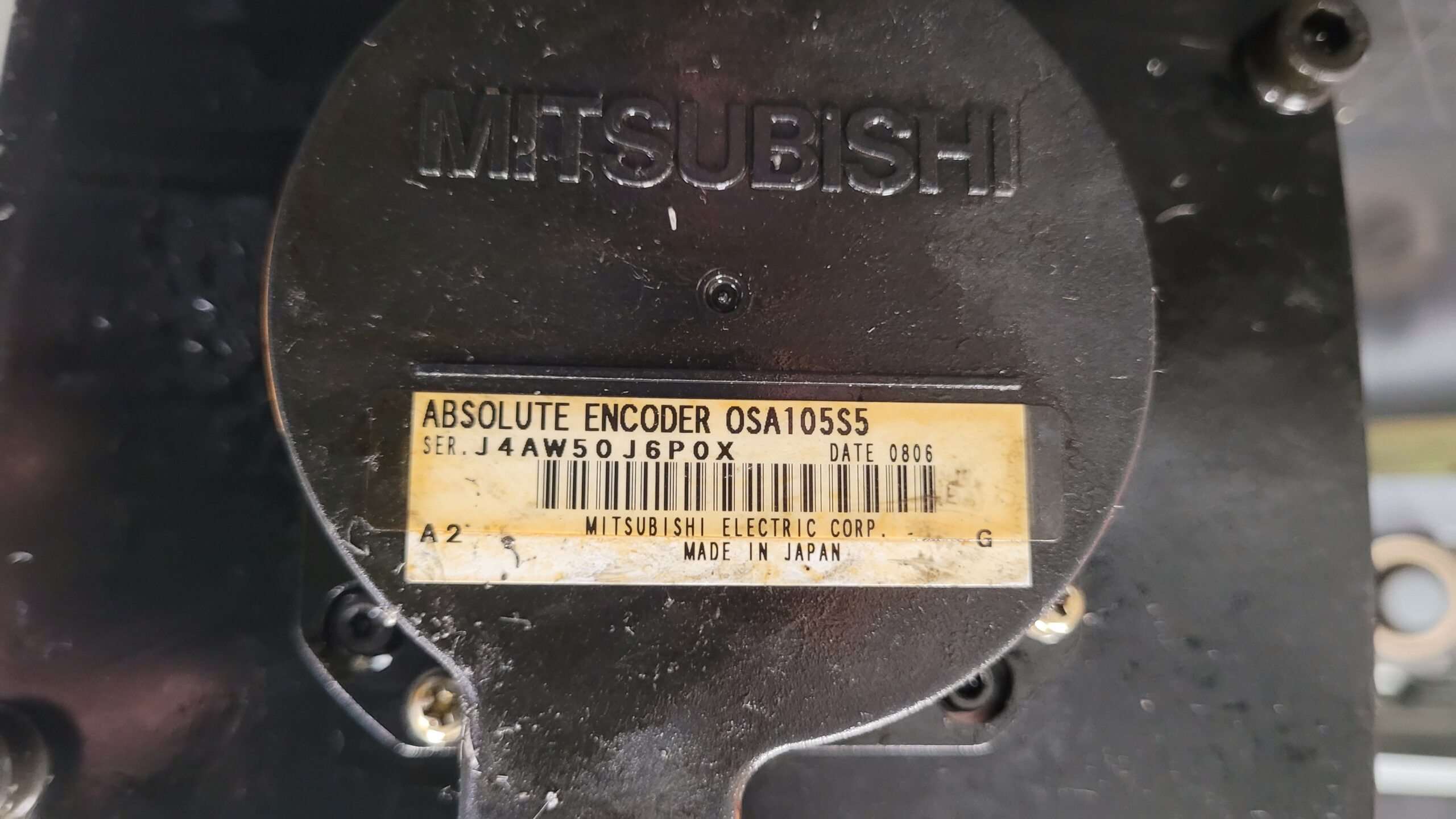 Mitsubishi AC Servo Motor HF-H204S encoder