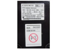Yaskawa AC Servo Motor SGMGH-05ACA2C Typenschild