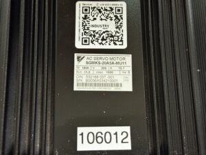 Yaskawa AC Servo Motor SGMKS-20A5A-MU11 Typenschild