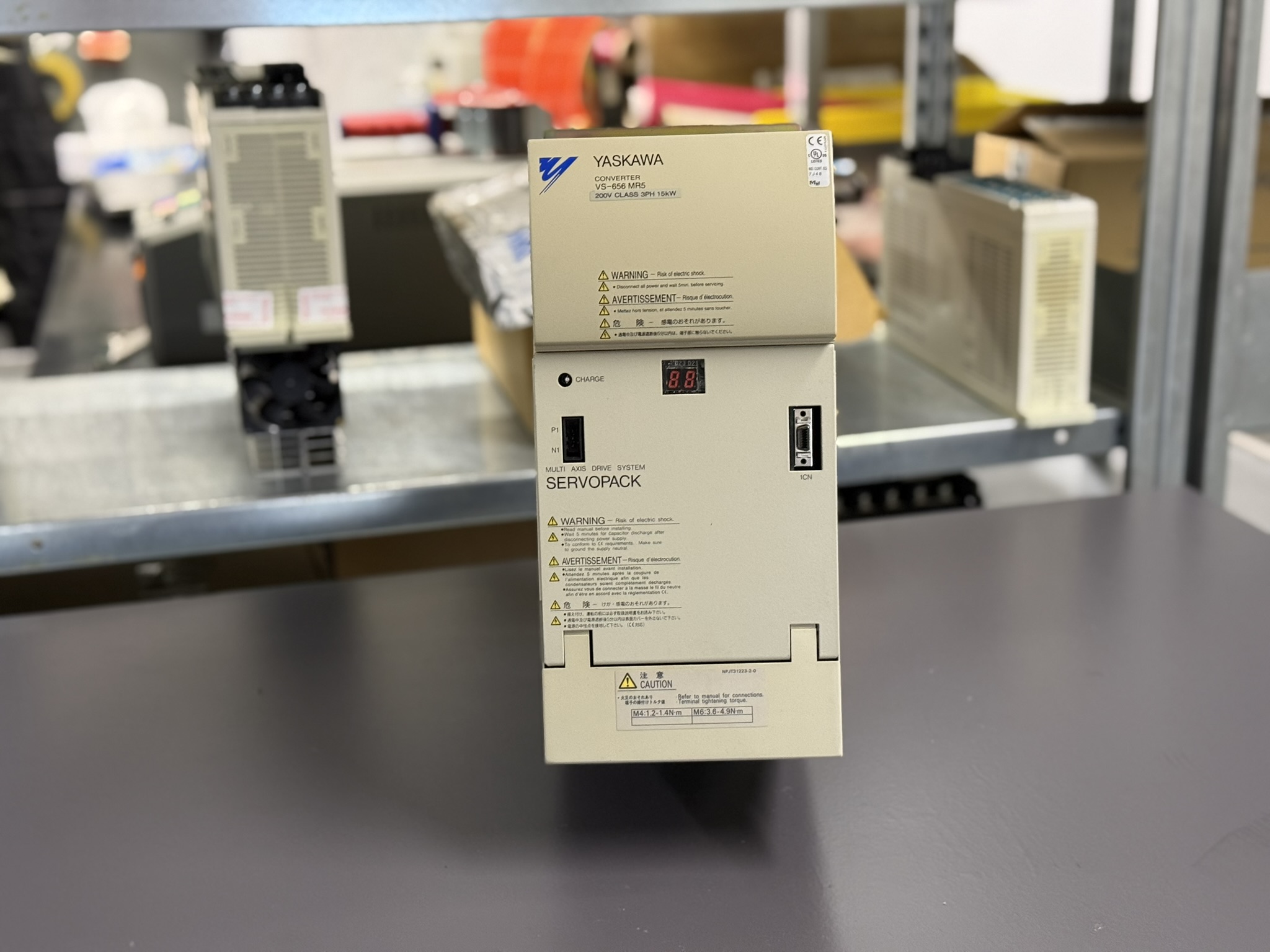 Yaskawa CIMR-MR5N2015 Converter Unit Front