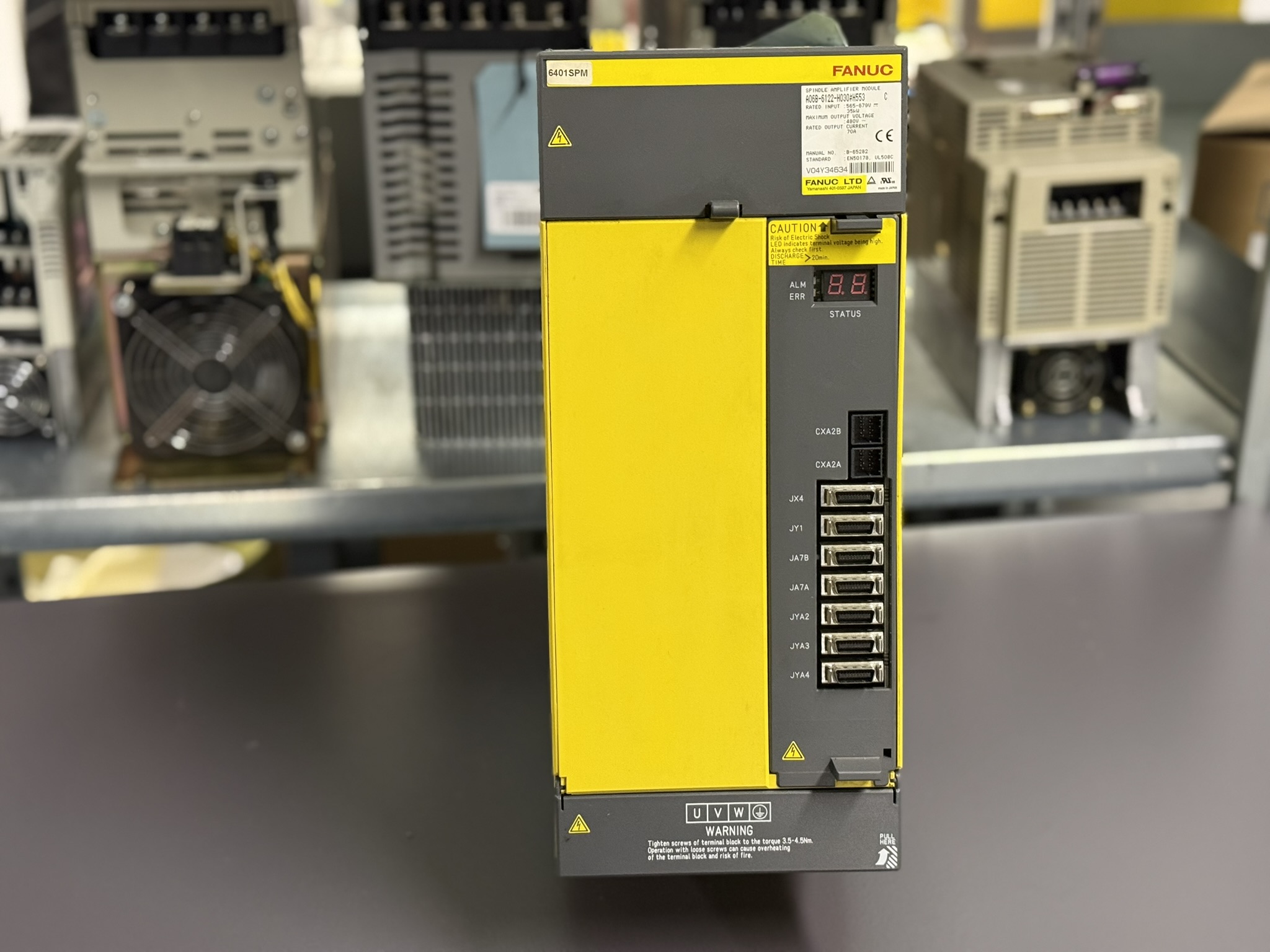 Fanuc Spindle Amplifier A06B-6122-H030#553 front