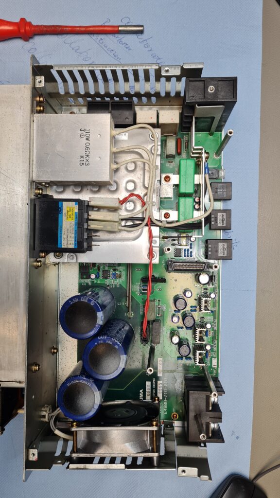 Okuma Driver Unit MIV06DB-1-B1 or 1006-2265 Platine verunreinigt mit Graphit vor der Reparatur