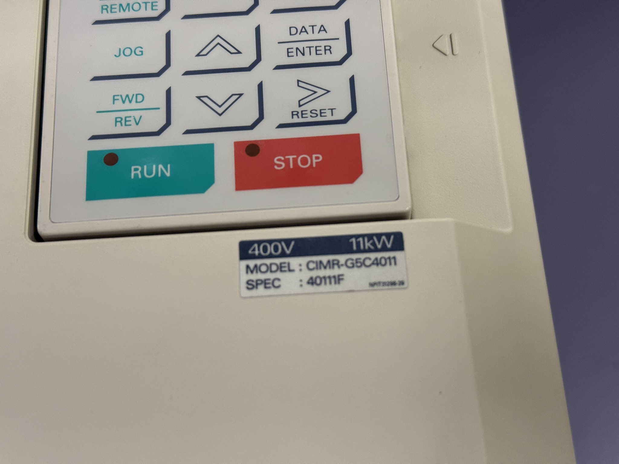 Yaskawa CIMR-G5C4011 Varispeed 6161G5 Ansicht Type