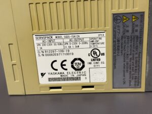 Yaskawa SIGMA III SGDS-15A12A AC Servopack Typenschild