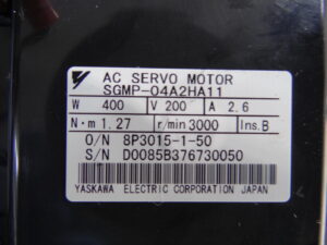 SGMP-04A2HA11 Typenschild