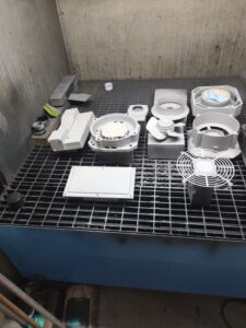 Yaskawa AC Spindle Motor UAASKD-11HHB11 nach der Reinigung in der Lackiererei