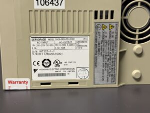 Yaskawa CACR-5R5-PD1VDS01 Servopack Typenschild