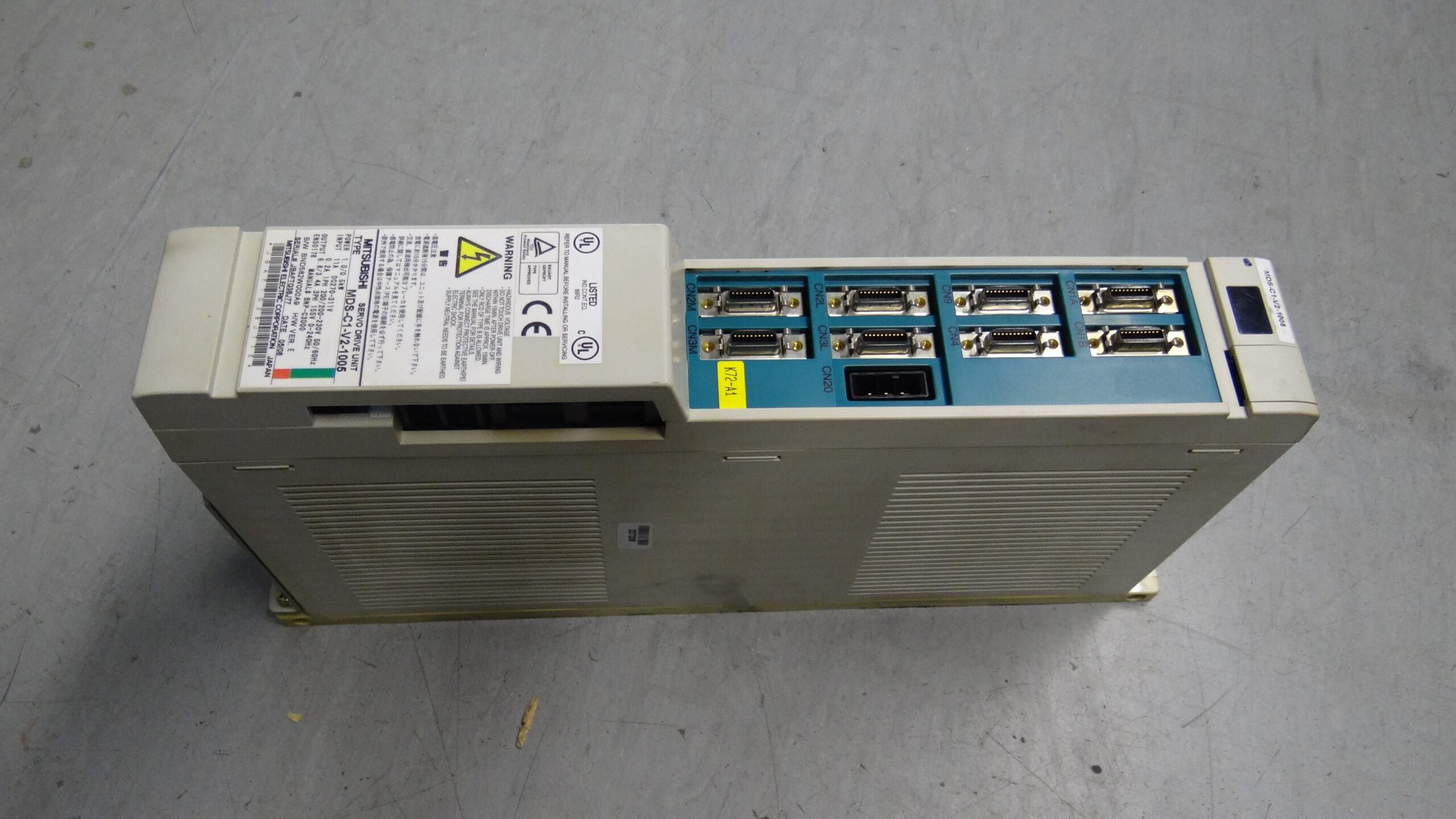 Mitsubishi MDS-C1-V2-1005 Servo Drive Unit vor der Reparatur 1