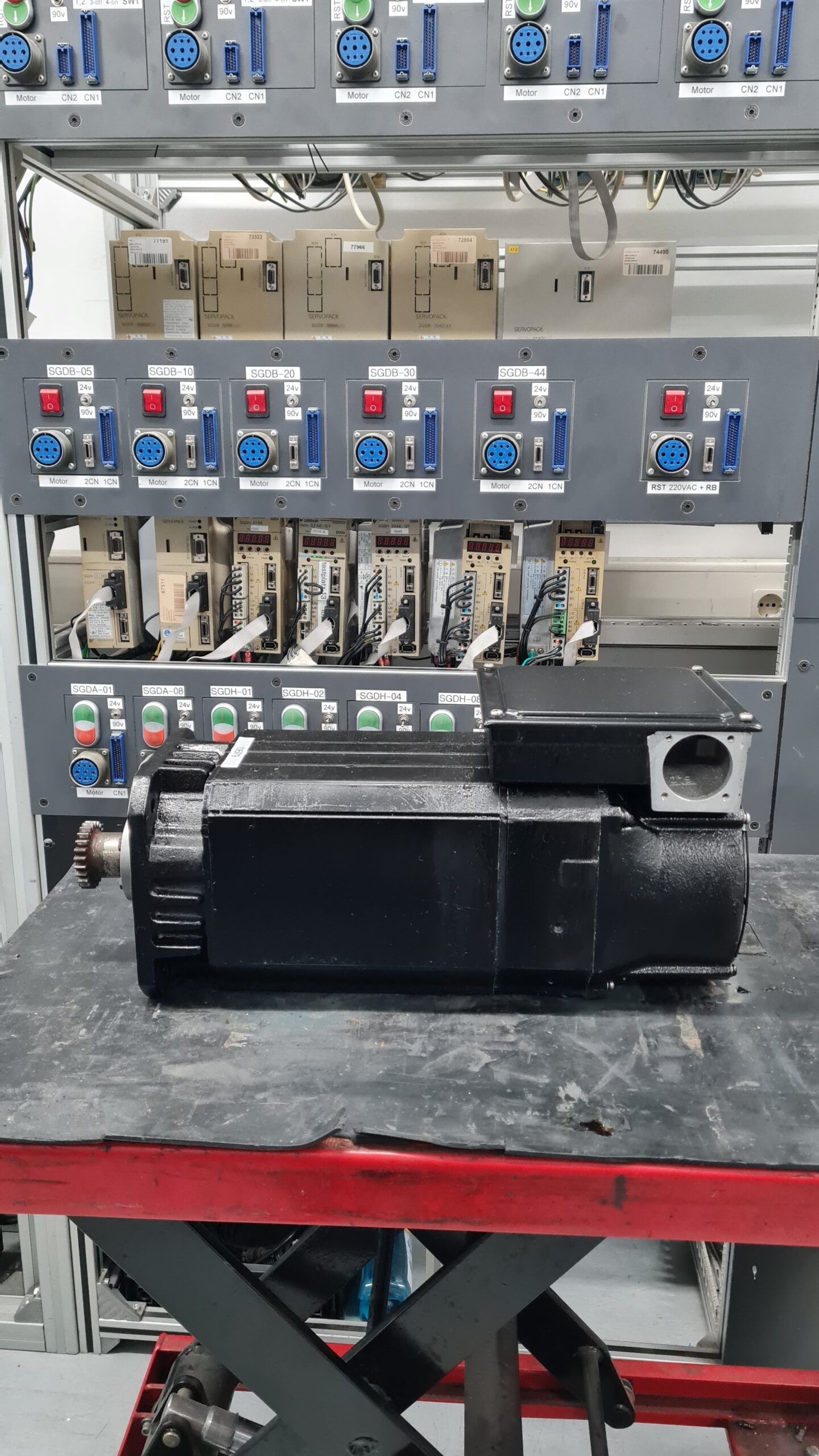 Yaskawa AC Spindle Motor UAASKA-06FZ1N nach der Reparatur 3