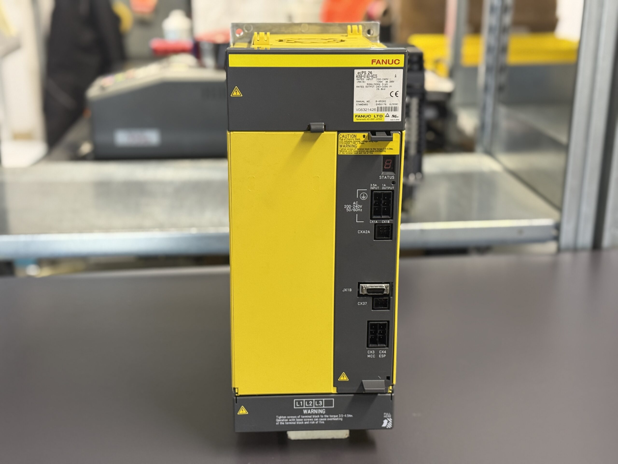 Fanuc A06B-6140-H026 aiPS Power Supply Frontansicht
