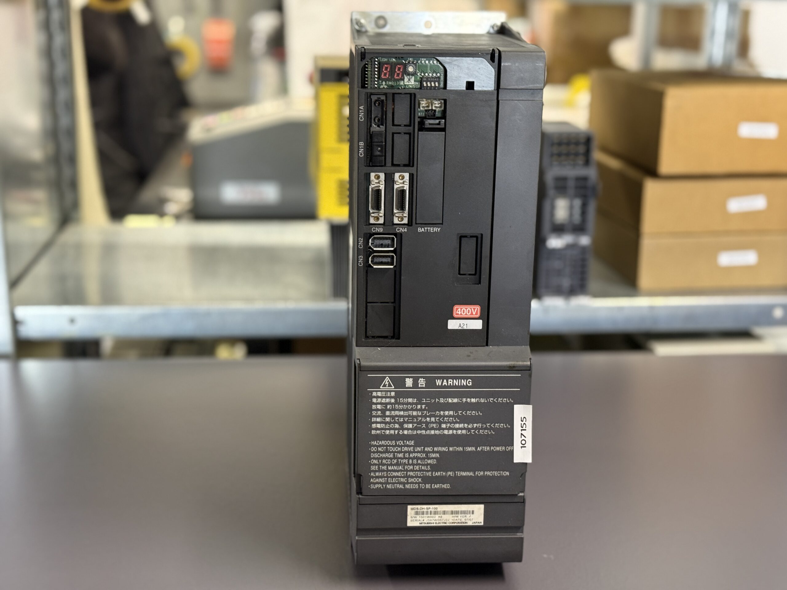 Mitsubishi MDS-DH-SP-100 Spindle Drive Unit Frontansicht