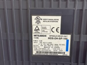Mitsubishi MDS-DH-SP-100 Spindle Drive Unit Typenschild