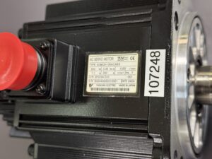 Yaskawa AC Servo Motor SGMGH-09ACA6S Typenschild