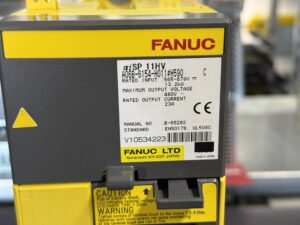 Fanuc A06B-6154-H011-590 Spindle Drive Unit Typenschild