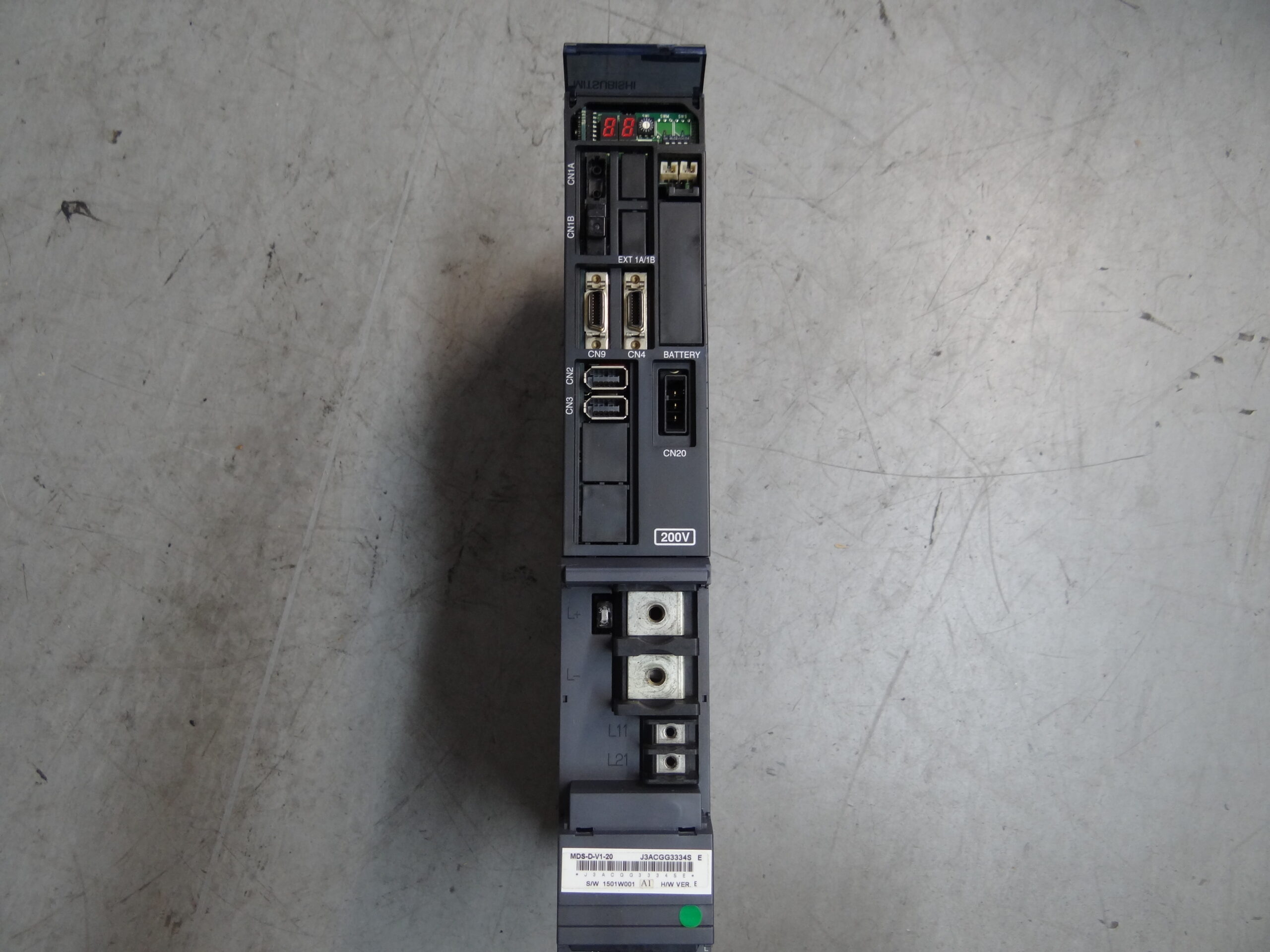 Mitsubishi MDS-D-V1-20 Servo Drive Unit vor der reparatur 3