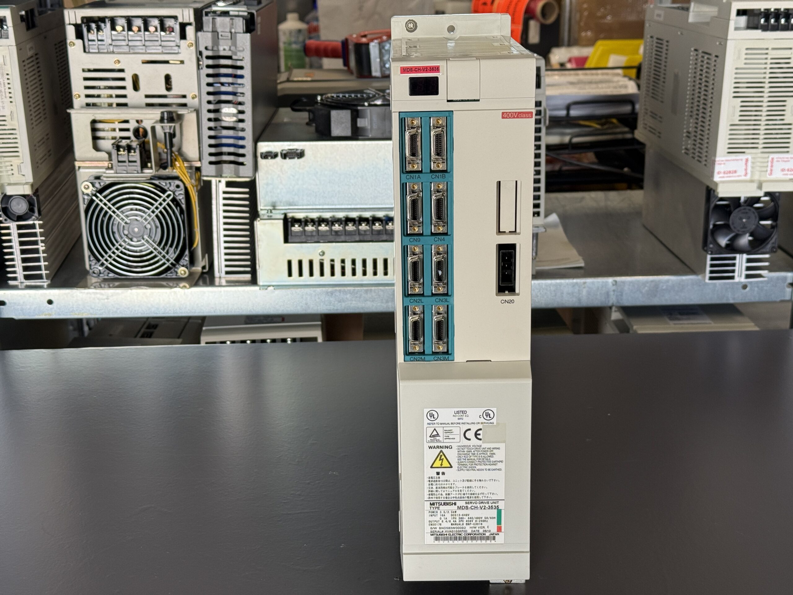 Mitsubishi MDS-CH-V2-3535 AC Servo Drive Unit Frontanicht