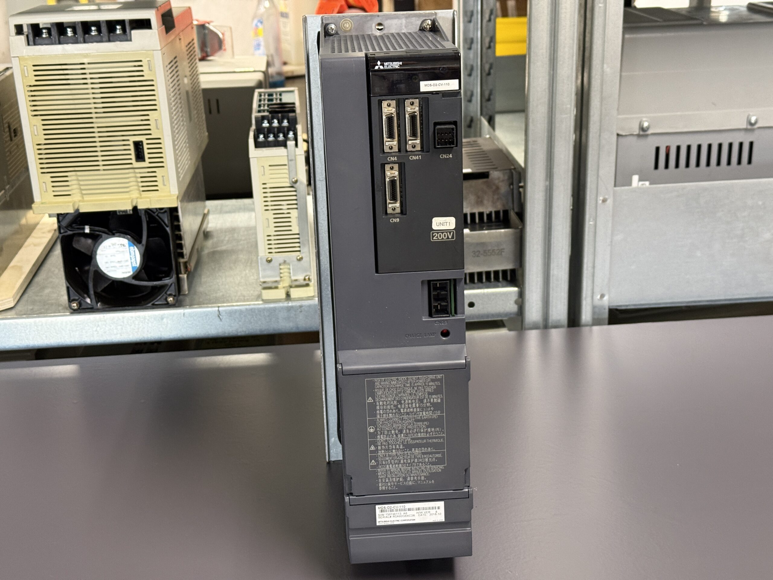 Mitsubishi MDS-D2-CV-110 Power Supply Unit Front