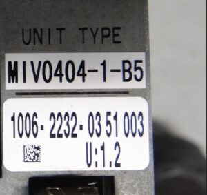Okuma Servo Drive Unit MIV0404-1-B5 1006-2232 Typenschild