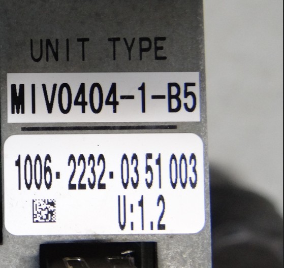 Okuma Servo Drive Unit MIV0404-1-B5 1006-2232 Typenschild