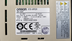 Omron R7D-AP02H Driver Typenschild