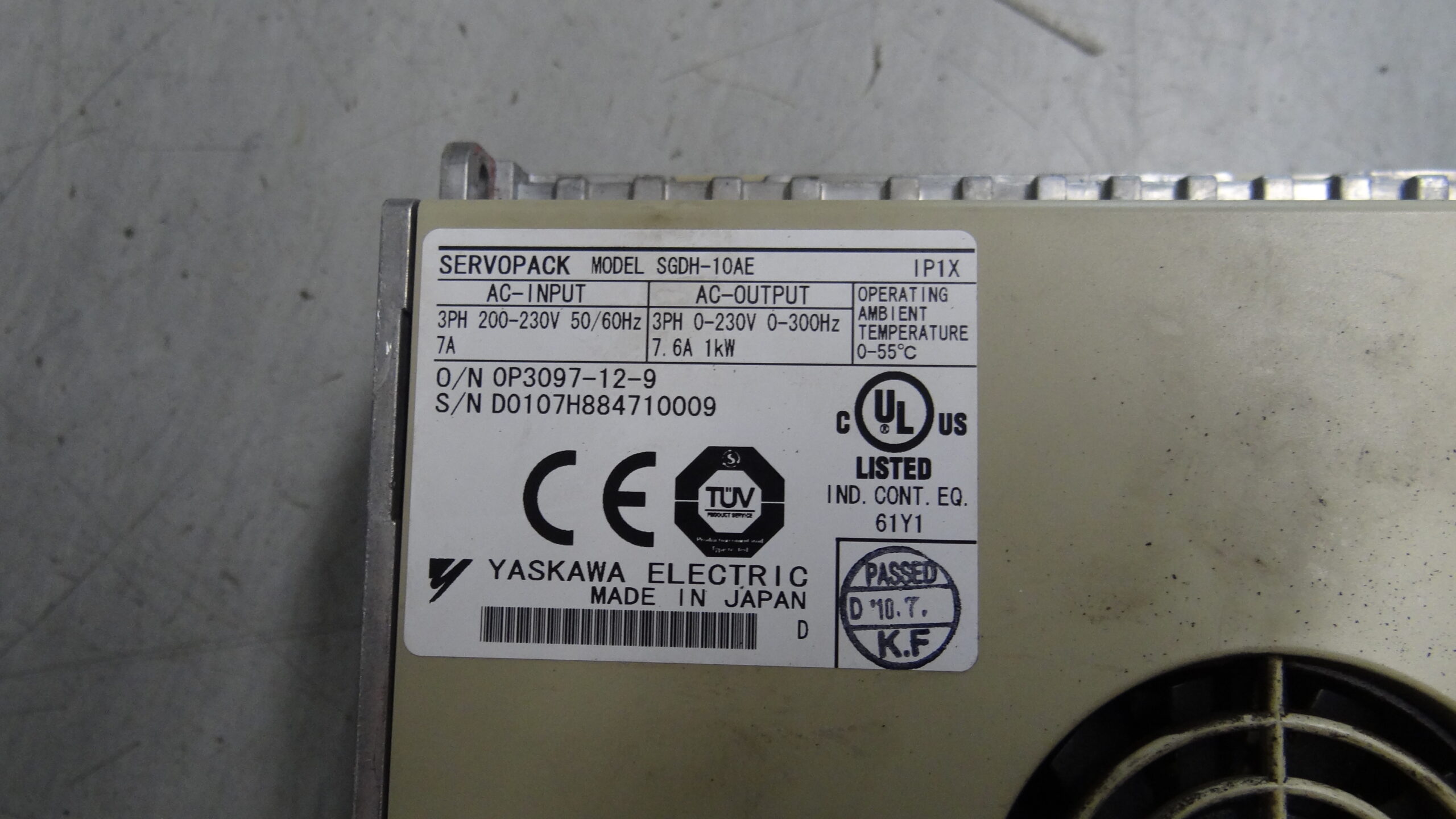 SGDH-10Ae vor der Reparatur 2