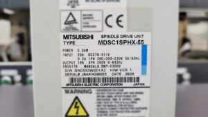 Mitsubishi MDS-C1-SPHX-55 Typnschild