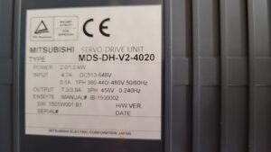 Mitsubishi MDS-DH-V2-4020 Typenschild