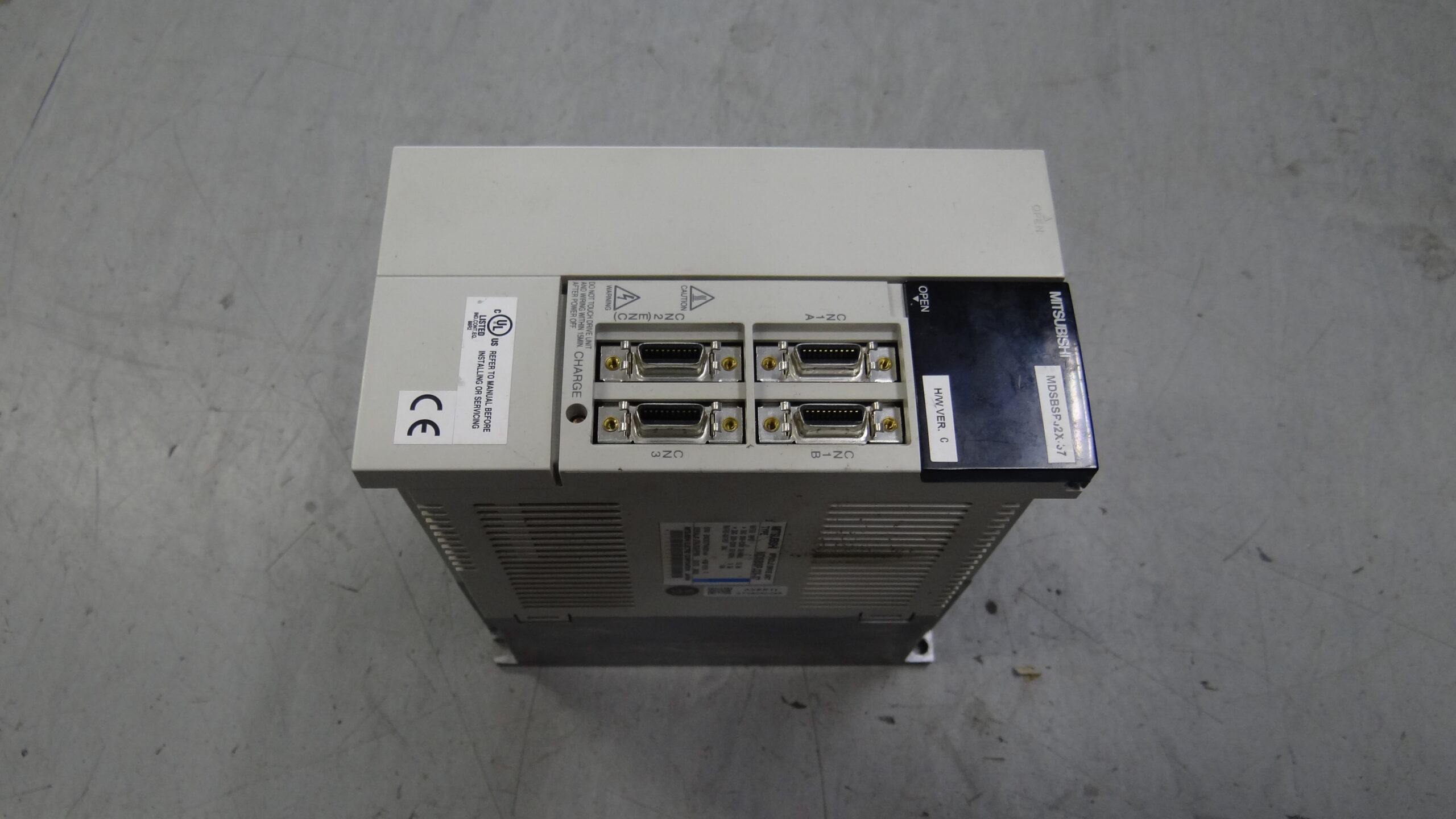 Mitsubishi Spindle Drive Unit MDSBSPJ2X-37 or MDS-B-SPJ2X-37 vor der Reparatur 1