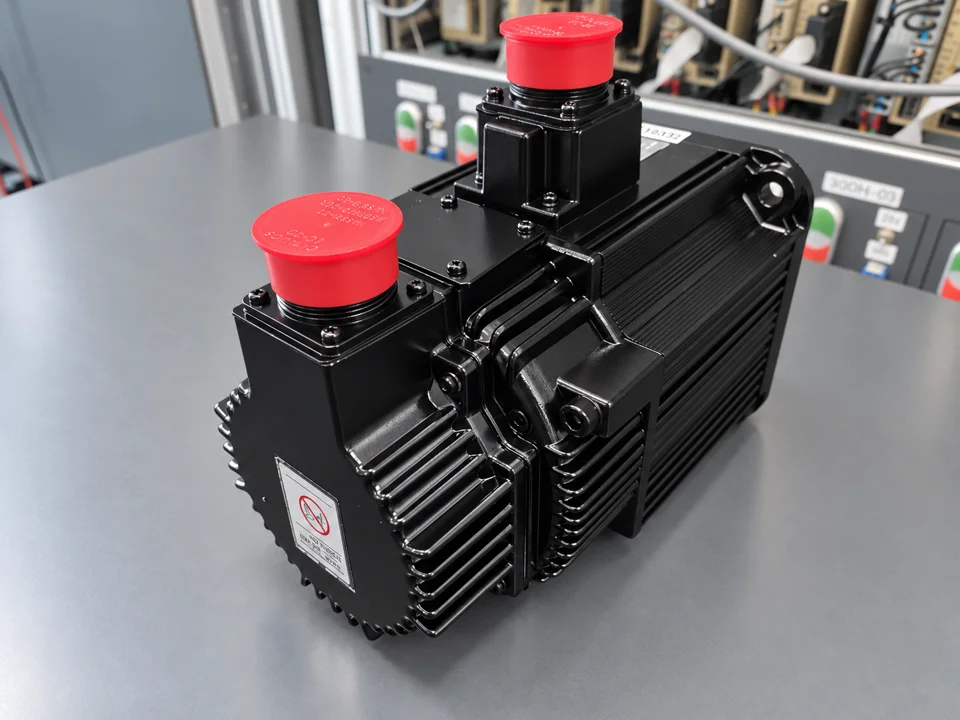 Yaskawa SGMG-09V2ABC: Nach der Reparatur: Rückansicht