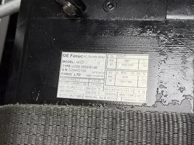 Fanuc A06B-0859-B100 Spindle Motor