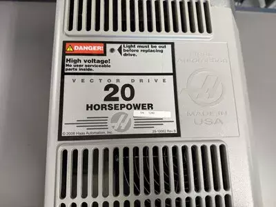 Haas 29-10082 Rev B 20 HP or 20HP  Vector Drive