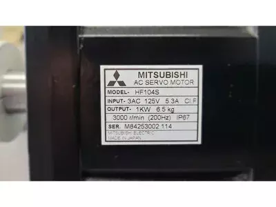Mitsubishi HF104S AC Servo Motor 