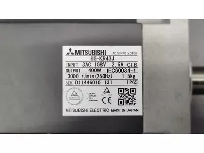 Mitsubishi HG-KR43J AC Servo Motor